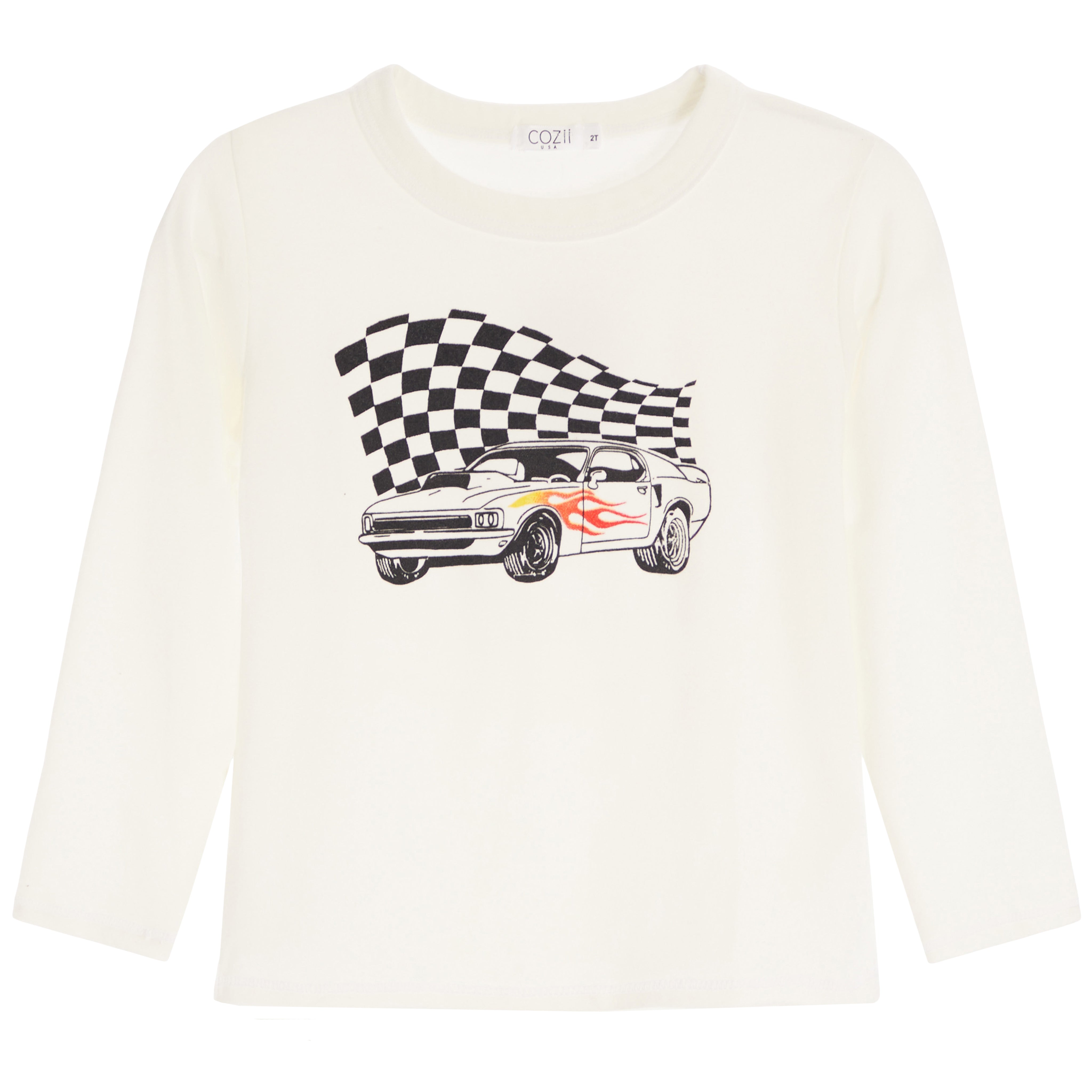 Race Car Long Sleeve Tee - Denny's