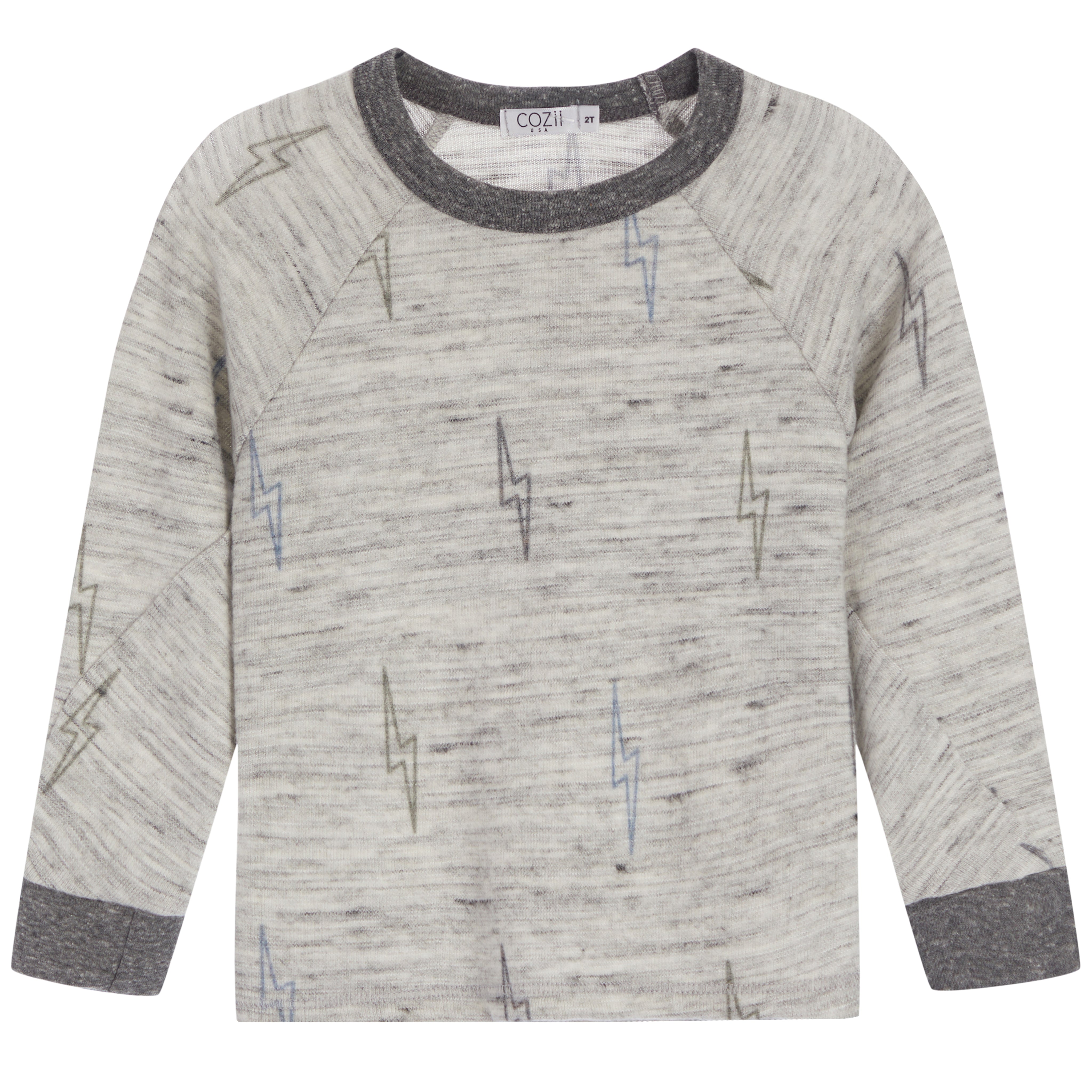 All Over Lightning Bolt Sweatshirt - Denny's