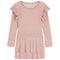 Long Sleeve Ruffle Tiered Dress - Denny's
