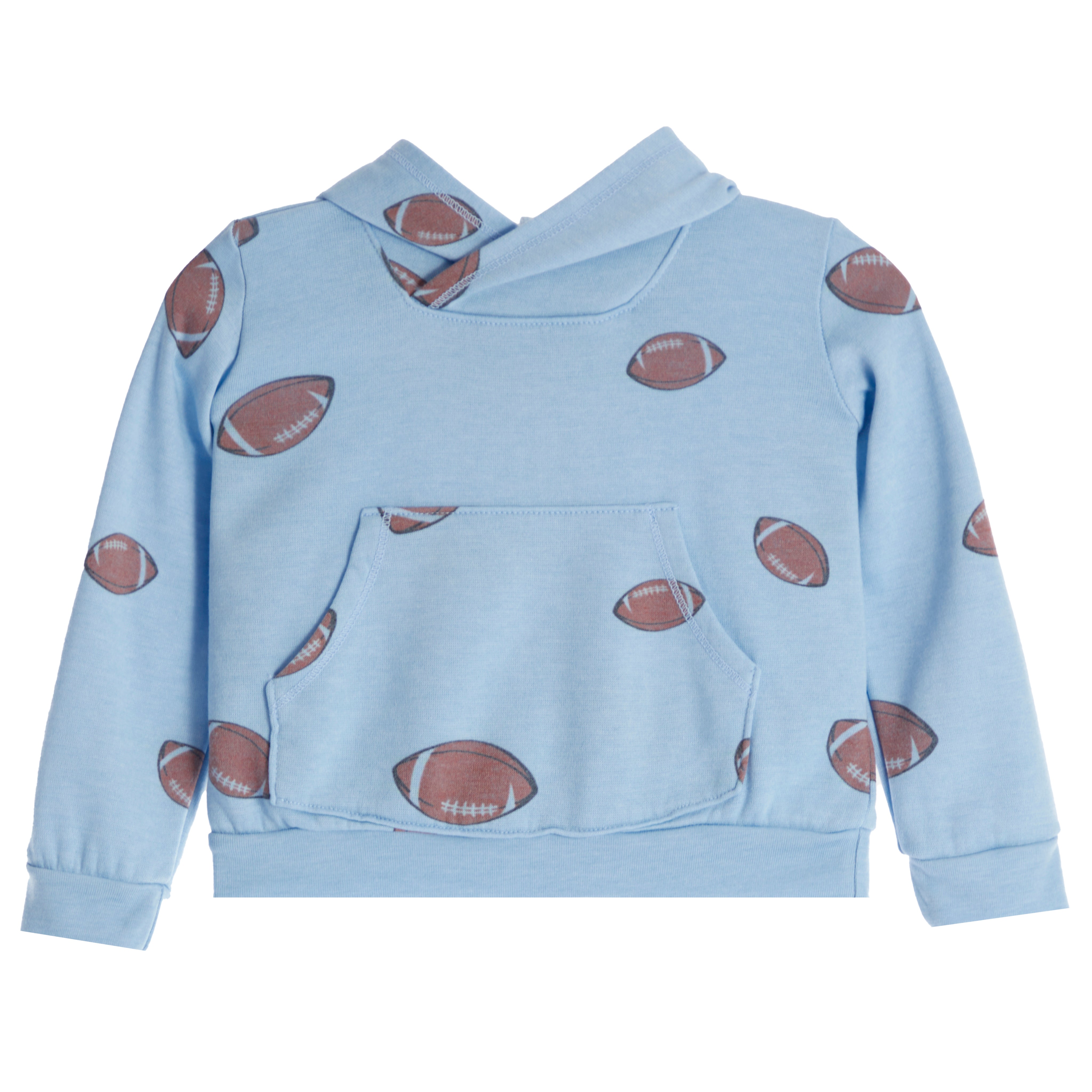 Printed Footballs Hoodie - Denny's