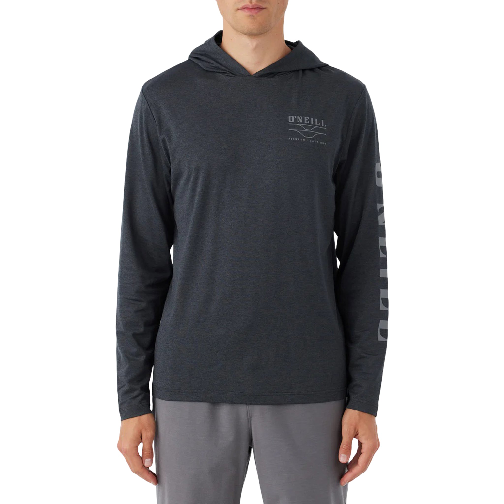 Long Sleeve Snap Hooded Tee - Denny's