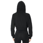 Fleece Crop Zip Hoodie - Denny's