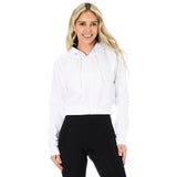 Fleece Crop Zip Hoodie - Denny's