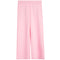 Light pink wide-leg sweatpants with an elastic waistband, shown flat against a solid white background.