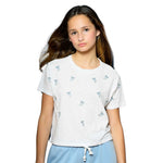 Fearless Tee With Allover Blue Bows - Denny's
