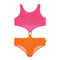 1pc Ring Middle Crinkle Bathing Suit - Denny's