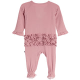 Ruffle Footie Petunia Pink - Denny's