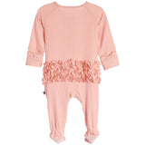 Ruffle Footie Perfect Pink - Denny's
