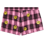 Smiley Flannel Short - Denny's