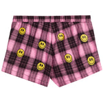 Smiley Flannel Short - Denny's
