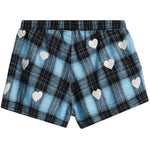 Hearts Flannel Short - Denny's