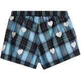 Hearts Flannel Short - Denny's