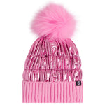 7/14 Puffer Faux Fur Pom Hat - Denny's