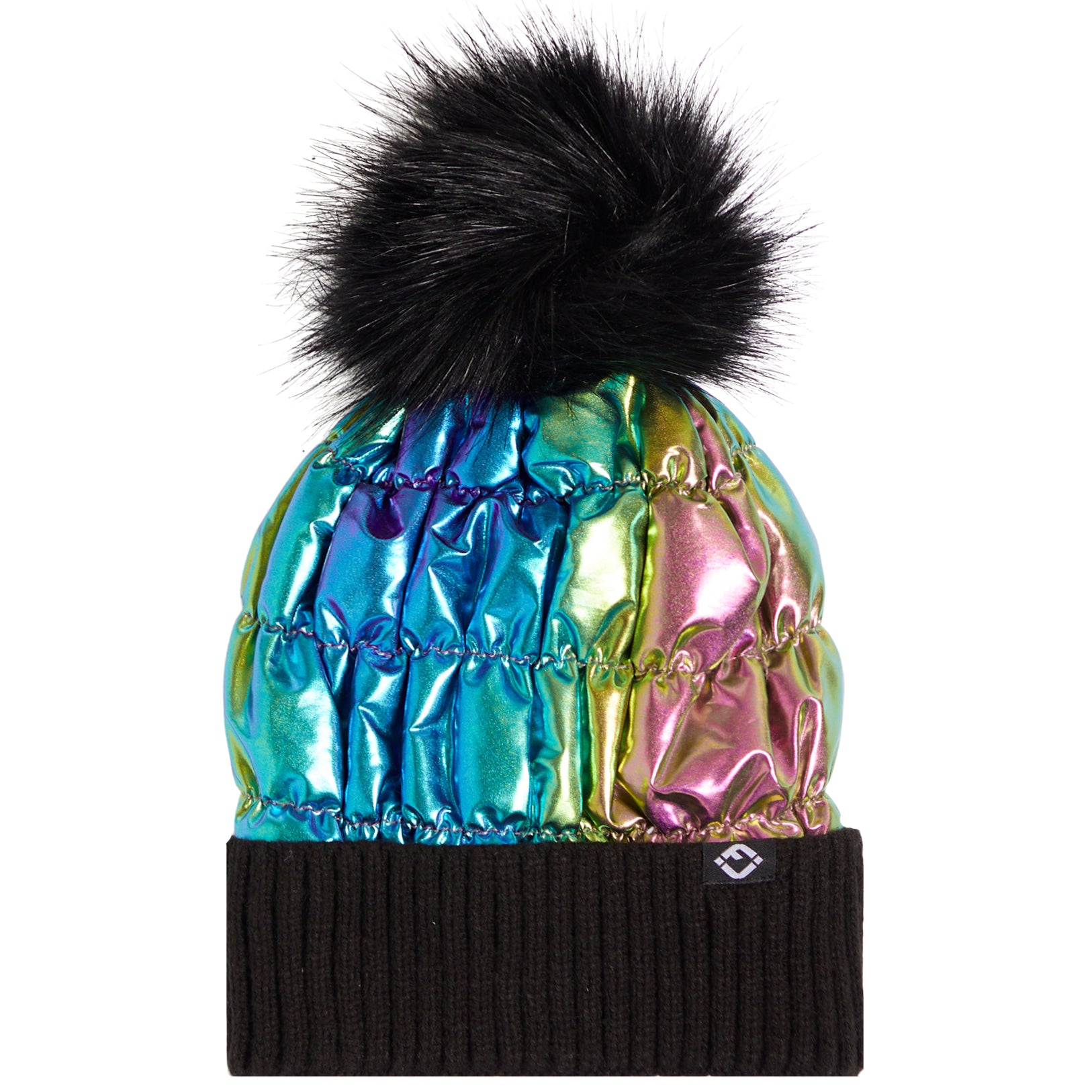 4/6x Puffer Fur Pom Hat - Denny's