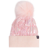 4/6x Puffer Fur Pom Hat - Denny's