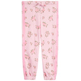 Floral Ditsy Jogger With Lace Trim