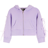 Zip Jacket With Bows Down Arm