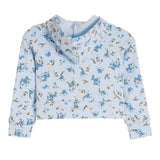 Floral Fleece Zip Jacket