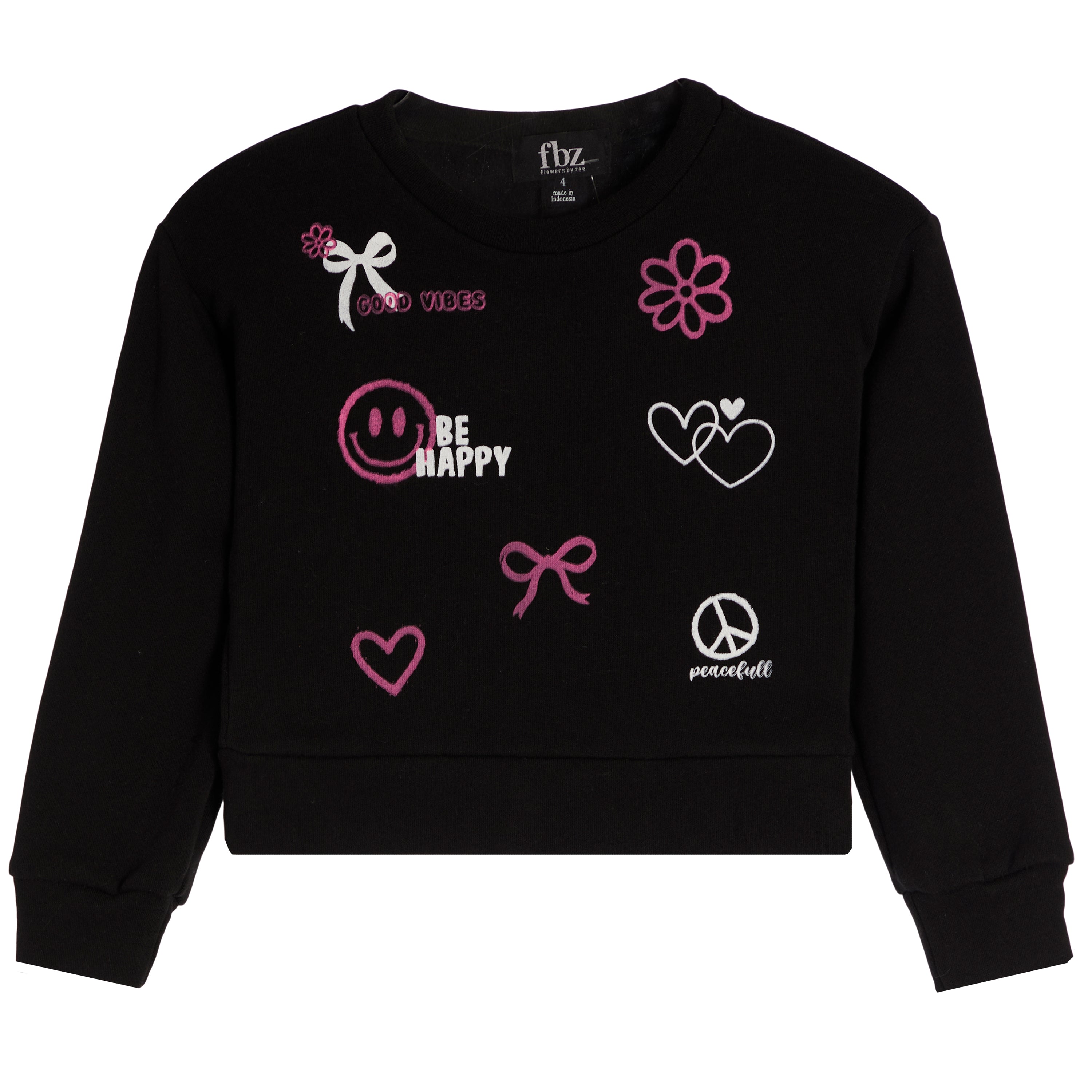 Multi Icon Good Vibe Sweatshirt - Denny's