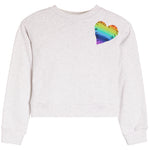 Ombre Heart Sweatshirt - Denny's