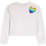 Ombre Heart Sweatshirt - Denny's