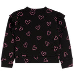 Allover Pink Hearts Sweatshirt - Denny's