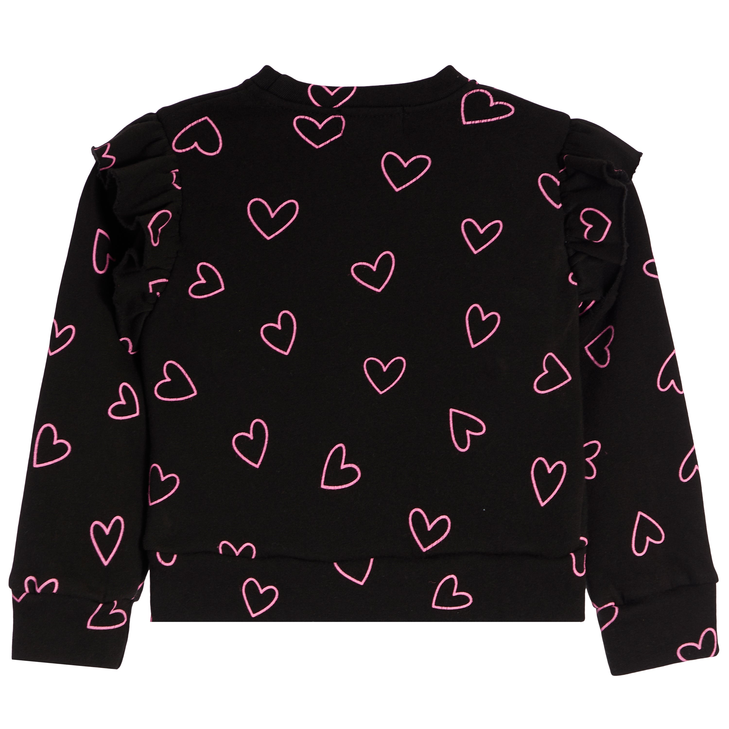 Allover Pink Hearts Sweatshirt - Denny's