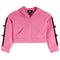Retro Stripe And Bows Zip Hoodie - Denny's