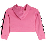 Retro Stripe And Bows Zip Hoodie - Denny's
