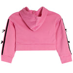 Retro Stripe And Bows Zip Hoodie - Denny's