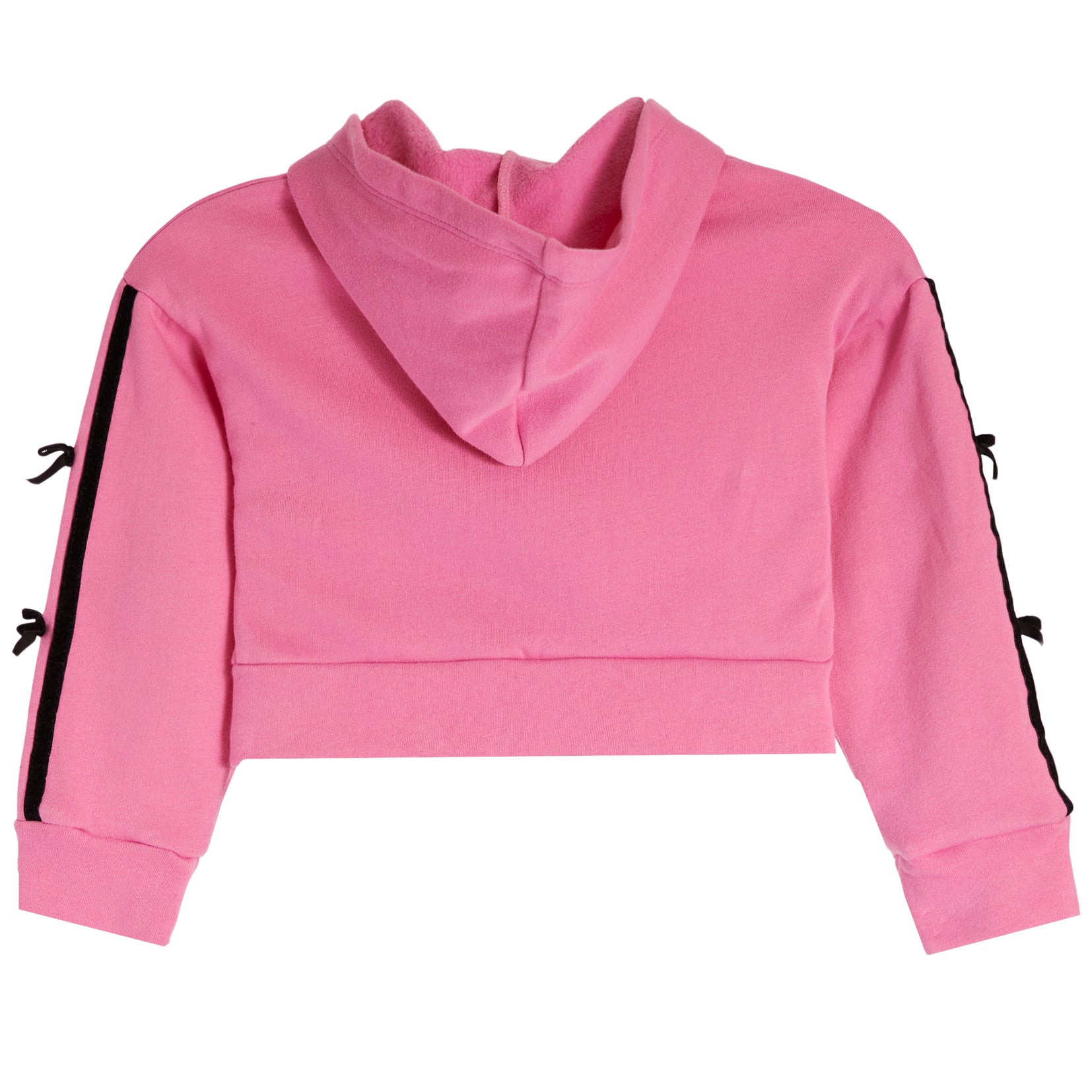 Retro Stripe And Bows Zip Hoodie - Denny's