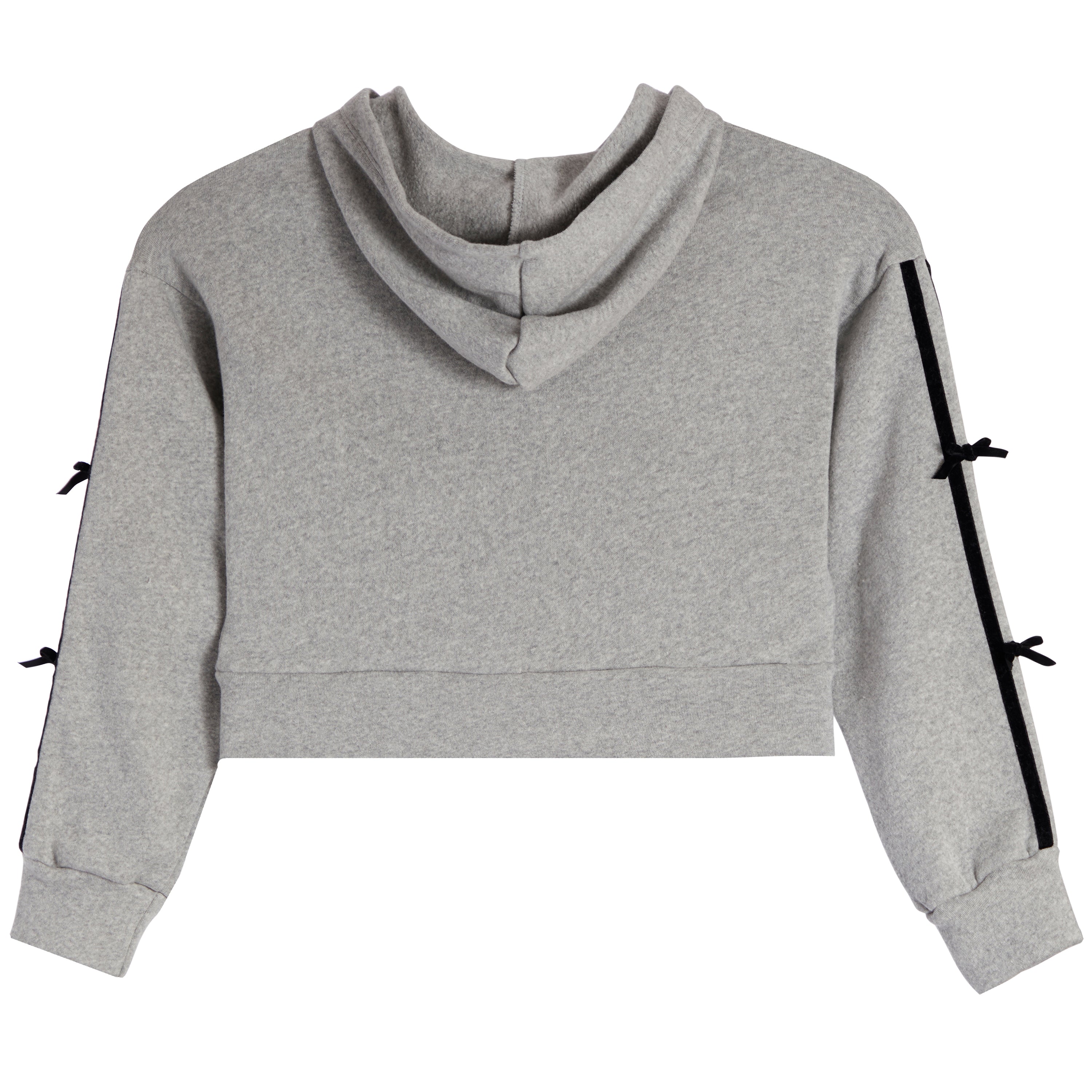 Retro Stripe And Bow Zip Hoodie - Denny's