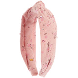 Ribbed Floral Knot Headband