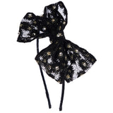 Flower Lace Bow Thin Headband - Denny's