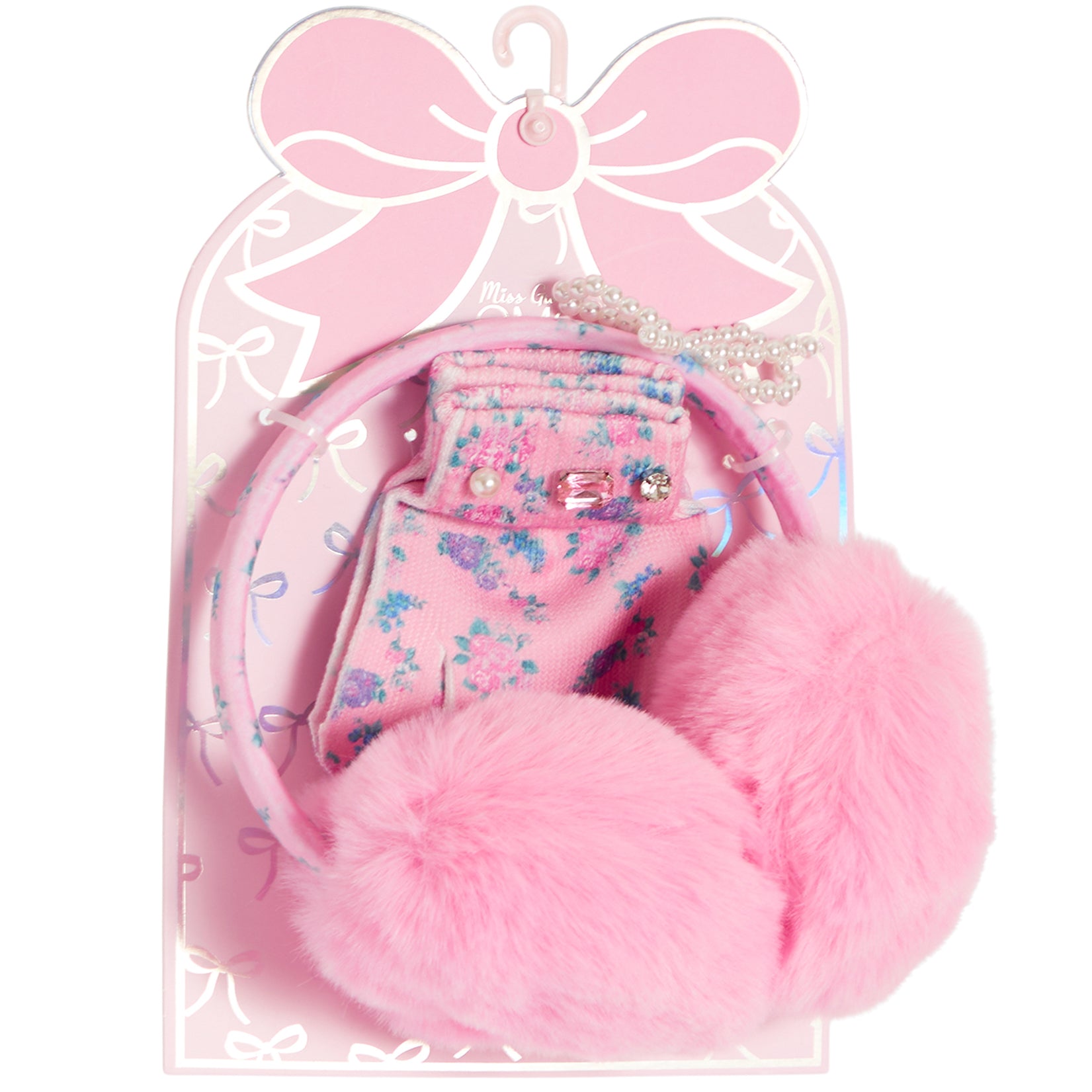 Floral Earmuff and Glove Set - Denny's