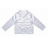 Floral Satin Satin PJ and Headband Set