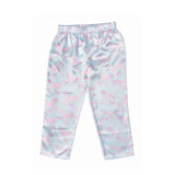 Floral Satin Satin PJ and Headband Set