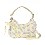 Floral Quilted Mini HOBO Bag