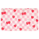 Checker Cherry Heart Mat