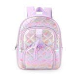 Iridescent Quilted Flora lCharm Backpack