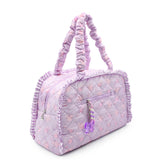 Floral Quilted Duffle Bag