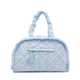 Floral Quilted Medium Duffle Bag