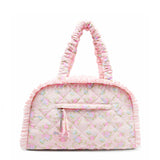 Floral Quilted Medium Duffle Bag