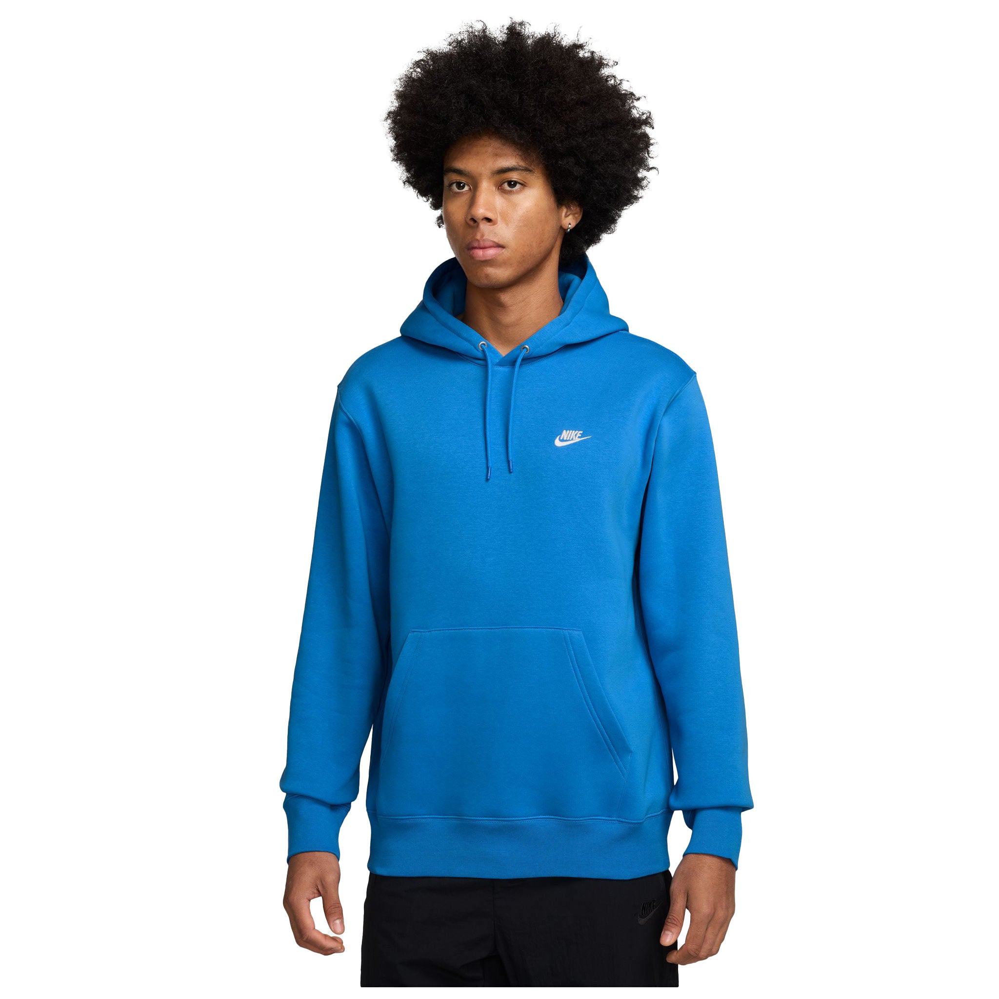 Club Fleece Pullover Hoodie In Photo Blue - Denny's