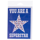 You Are A Superstar Folded Notecards
