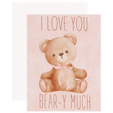 Love you Beary Much Folded Notecards