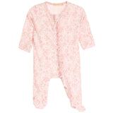 Velvet Petals Ruffle Footie