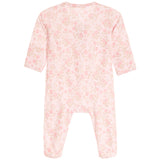 Velvet Petals Ruffle Footie