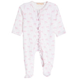 Tiny Pretty Bow Ruffle Footie - Denny's