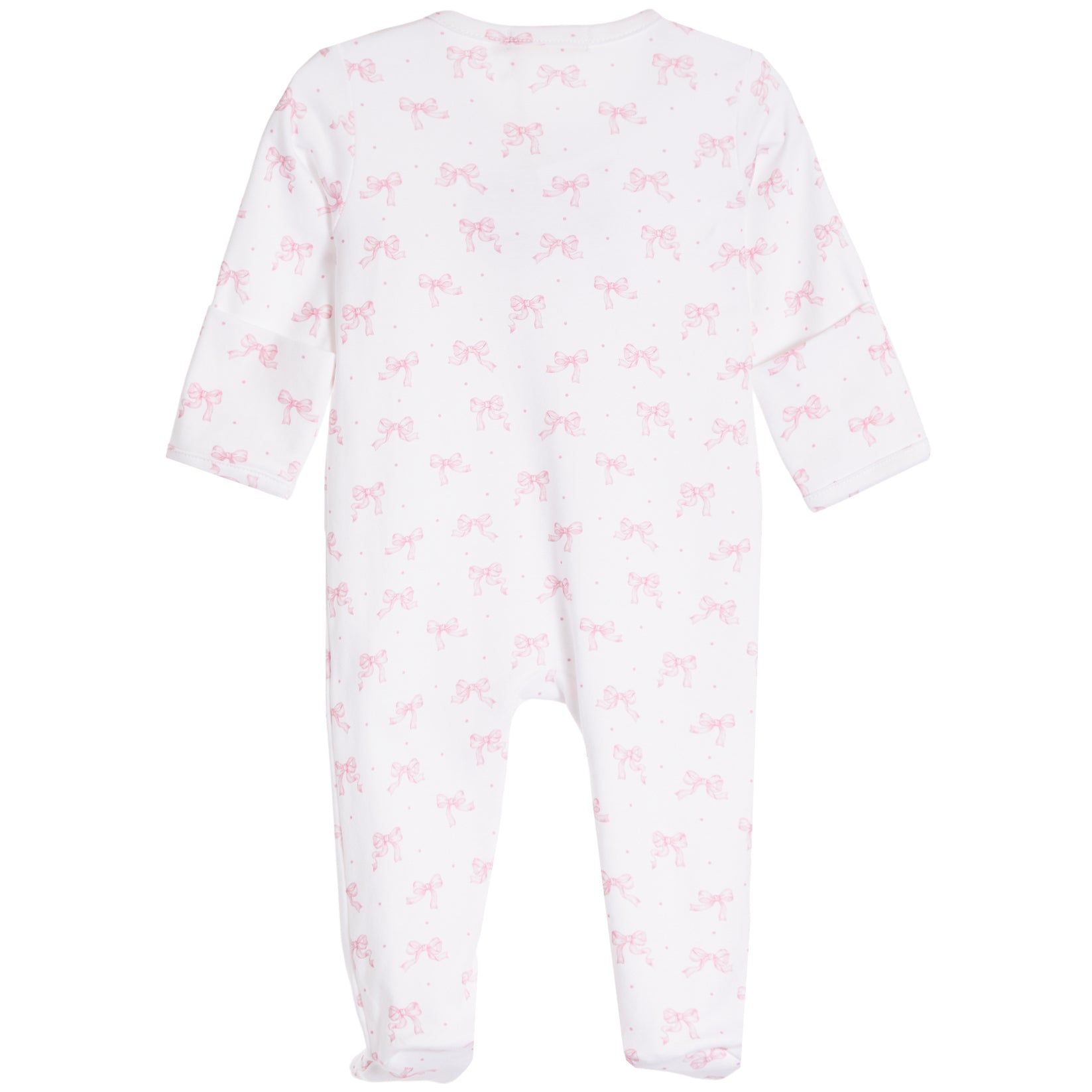 Tiny Pretty Bow Ruffle Footie - Denny's